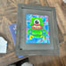 13.5 x 16.5 framed original painting artwork