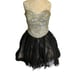Terani Couture Black Tulle Jewel Corset Dress Mini Size 10