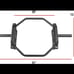 NEW Barbell Olympic Trap Bar, Hex Bar, Shrug Bar, Deadlift Bar ( Workout Gym
