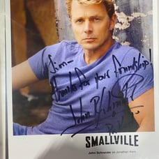 John Schneider hand signed autograph photo SMALLVILLE Johnathan Kent 8x10