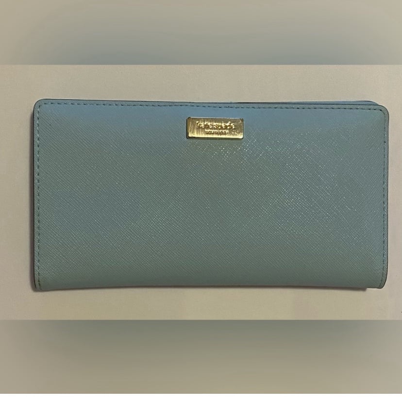 Kate Spade Stacy Newbury Lane Wallet/ Clutch Light Blue