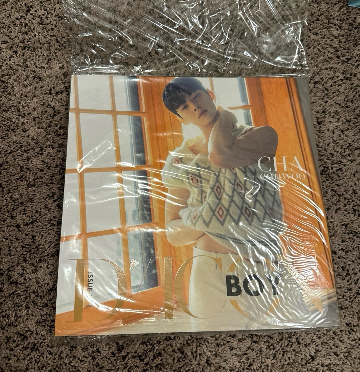 DICON BOY CHA EUNWOO photo book with photocards