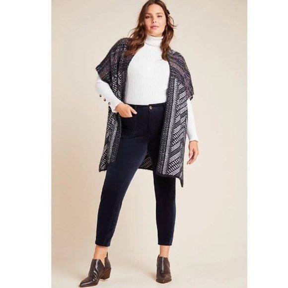 Anthropologie Pilcro Black Corduroy Pants