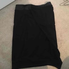 NWT Guess Mid Rise Black Assym Skirt