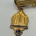 10k gold filled District Chairman Lions lapel pin with charms 1996-97