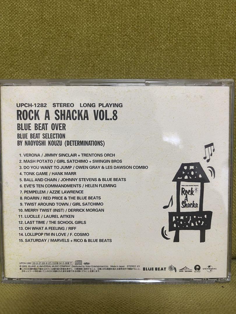 新規購入 Rare ROCK A SHACKA Vol.1~8 Complete Set (Vol. 4 is DVD, so 洋楽