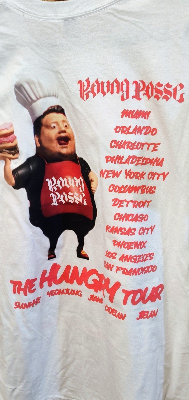 New Young Posse 2024 The Hungry Tour T-Shirt