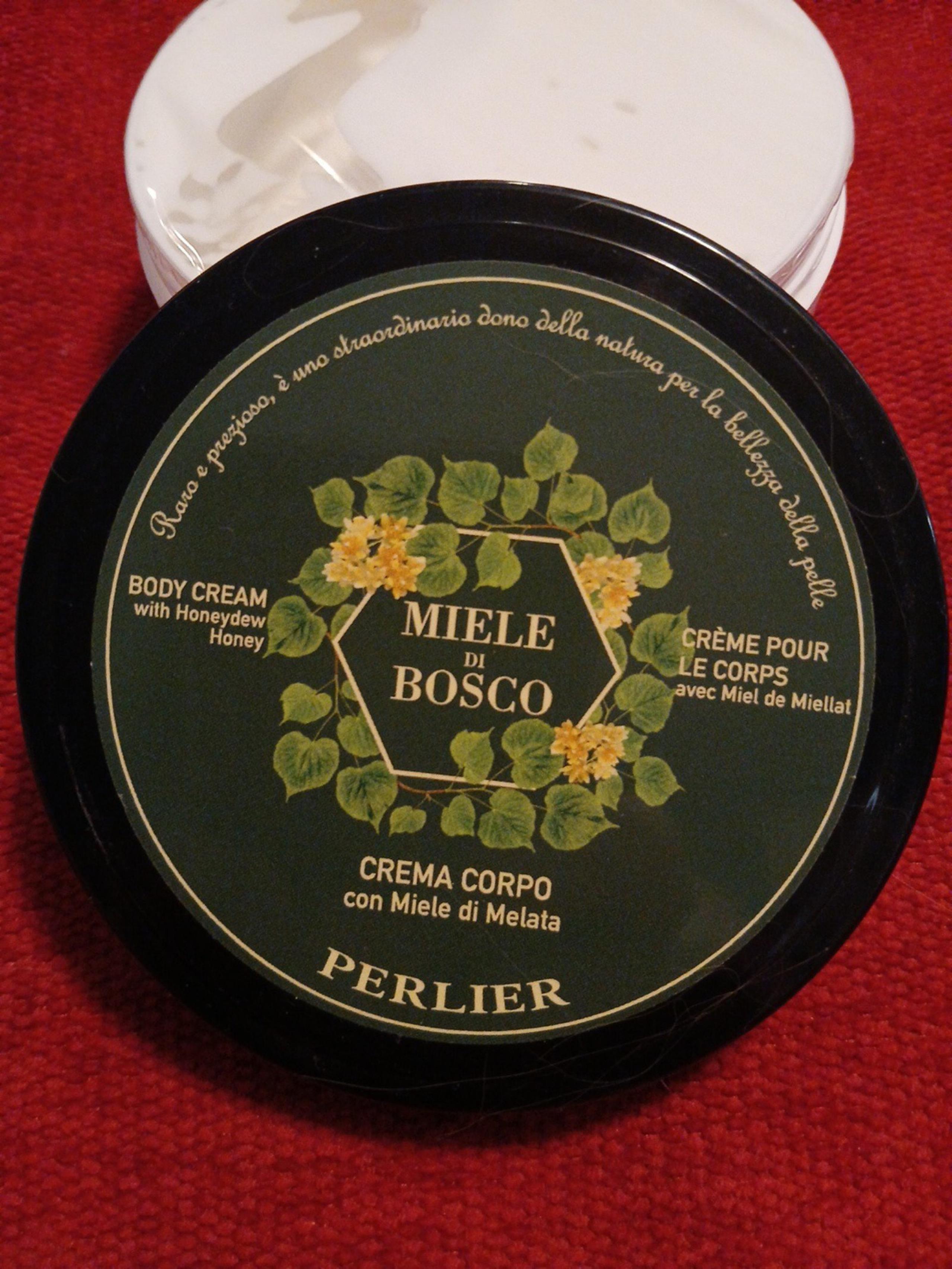 PERLIER Body cream. MIELE Di BOSCO.  NEW - SEALED. Honeydew melon.