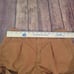 A.L.C. Womens Shorts Tan 6 Linen Blend Pleated Front Cuffed