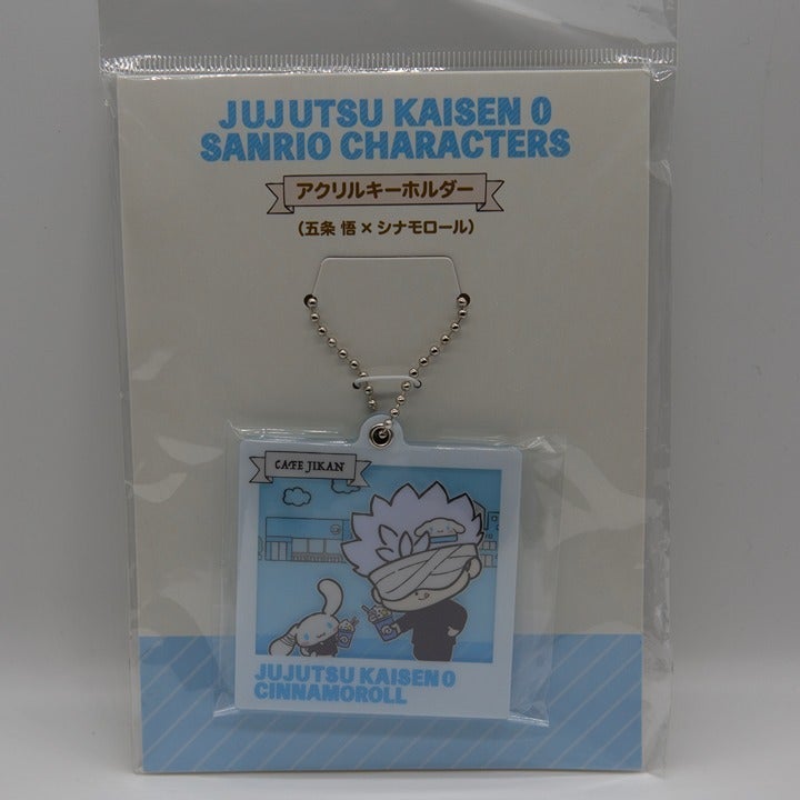 Jujutsu Kaisen 0 x Sanrio Character - Satoru Gojo x Cinnamoroll Arylic KeyHolder