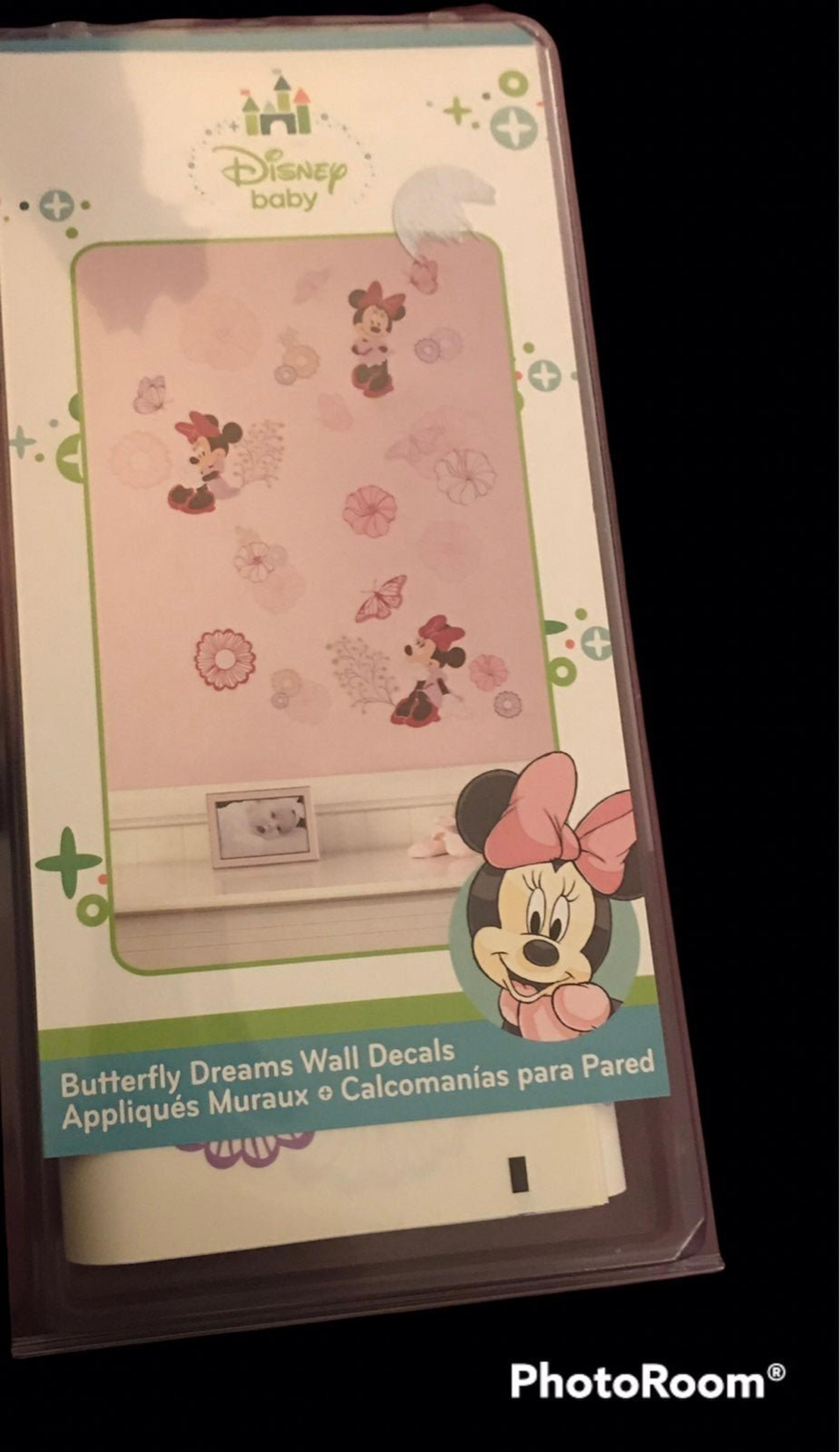 Disney Baby Minnie Mouse Butterfly Dreams Wall Decals