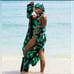 Fe Noel x Target Women's Feathered Palm Print Cover Up Dress - XL
