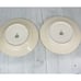 Home Trends HIBISCUS Bamboo Edge Ferns Floral Red Border Dinner Plates Set of 4
