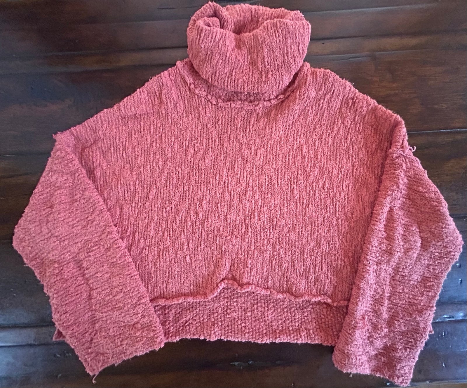 Free People Big Easy Cowl Pullover Sweater Turtleneck