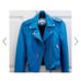 Leather Jacket Walter Baker Jacket Bright Blue