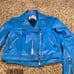 Leather Jacket Walter Baker Jacket Bright Blue