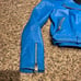 Leather Jacket Walter Baker Jacket Bright Blue