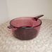 Vision Corning Ware 2.5L Cranberry Purple Glass Saucepan Pot Non Stick Teflon US