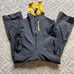 AETHER Stealth Snow Bib graphic grey with yellow accents L