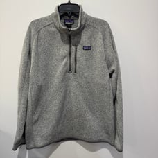 Patagonia Men's Better Sweater 1/4 Zip size XL gray