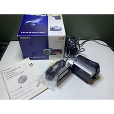Sony DCR-SR45 Camcorder - Black/Silver Clean And Tested W/ Box & Power Adapter
