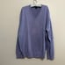Brooks Brothers cornflower blue silk v neck sweater size XL