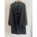 Coat Blazer midi dress warm cloak cape sleeves belted with pockets & button XL