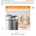 BEAMNOVA Trash Can Outdoor Indoor Garbage Enclosure with Lid Open Top Inside Cab