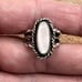 Michael Rogers Paiute Native American Sterling Silver Mother Of Pearl Ring 5
