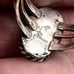 Michael Rogers Paiute Native American Sterling Silver Mother Of Pearl Ring 5