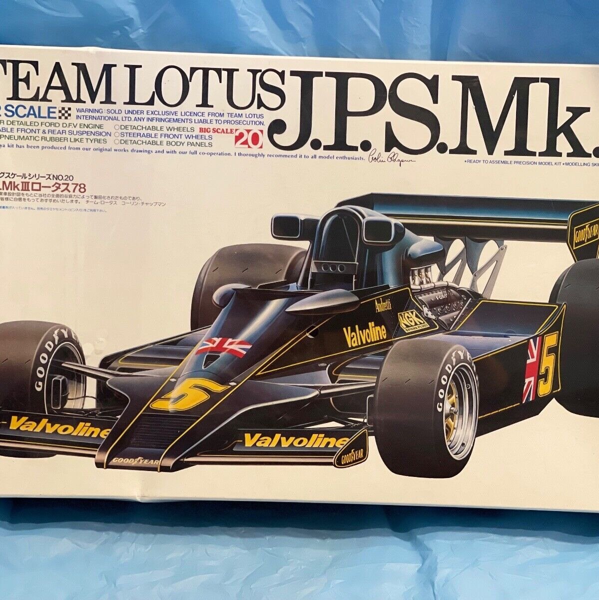 1/12 Scale Tamiya LTD Edition JPS Mk.III Team Lotus Mario Andretti F1 Racer