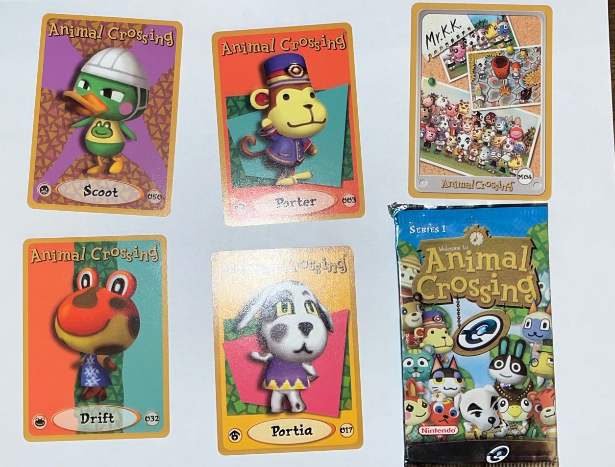 Animal Crossing e-Reader Series 1 Card Pack