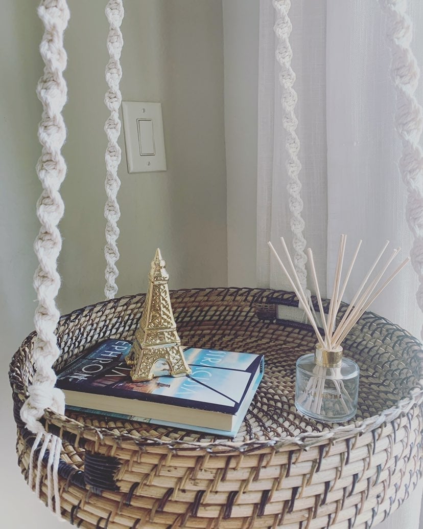 *MACRAMÉ hanging sidetable*