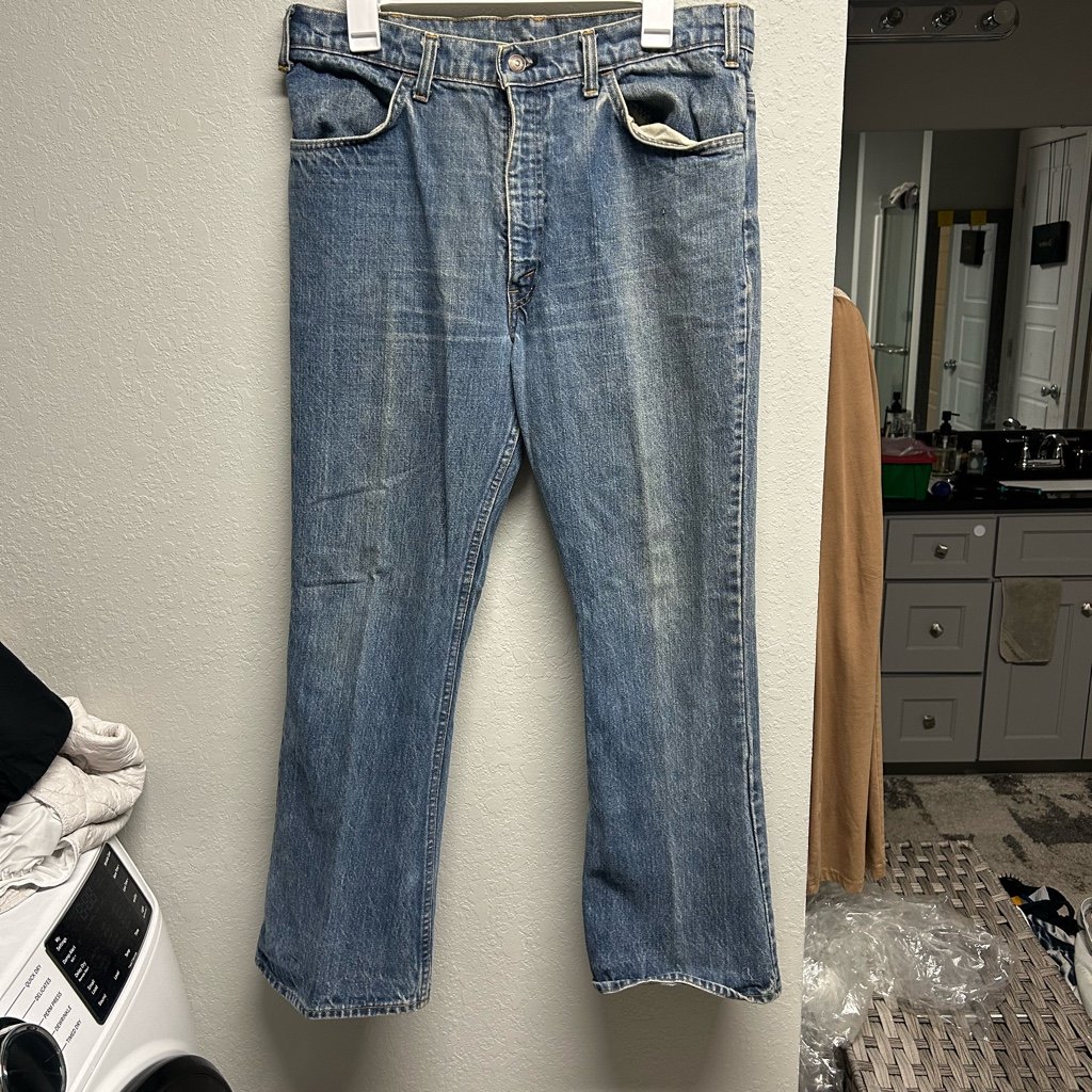 Vintage Levis Orange Label Denim Jeans Straight Fit