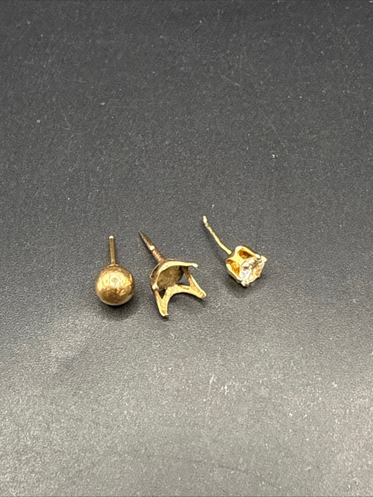 Earrings Singles Lot (3) 14k 032725@