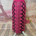 Donna Vinci Couture snakeskin print maxi pencil skirt sz 14