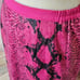 Donna Vinci Couture snakeskin print maxi pencil skirt sz 14