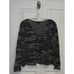 Sanctuary Women's V-Neck Cozy Pocket Sleeve Top in Distressed Camo Medium 89