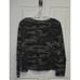 Sanctuary Women's V-Neck Cozy Pocket Sleeve Top in Distressed Camo Medium 89
