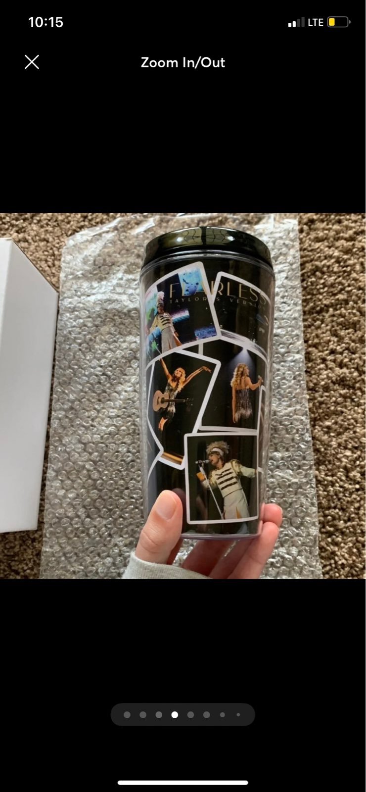 NEW Taylor Swift Fearless tumbler mug
