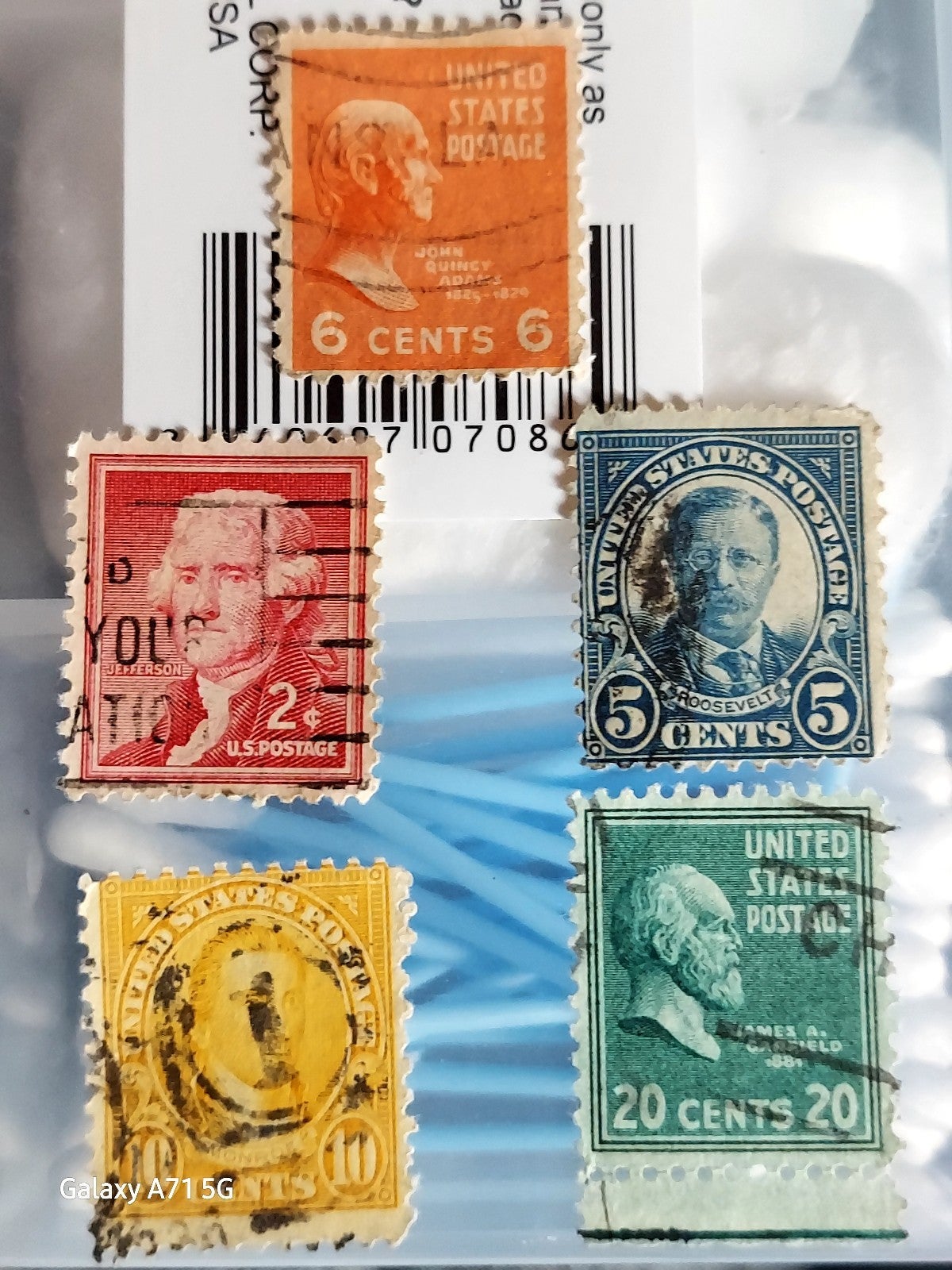 U.S.vintage stamp lot presidential stamps