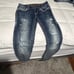Like New Rock Revival skinny jeans size 26 factory distressed