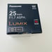 Panasonic LUMIX G Lens, 25mm, F1.7 ASPH, Mirrorless Micro Four Thirds, H-H025K (