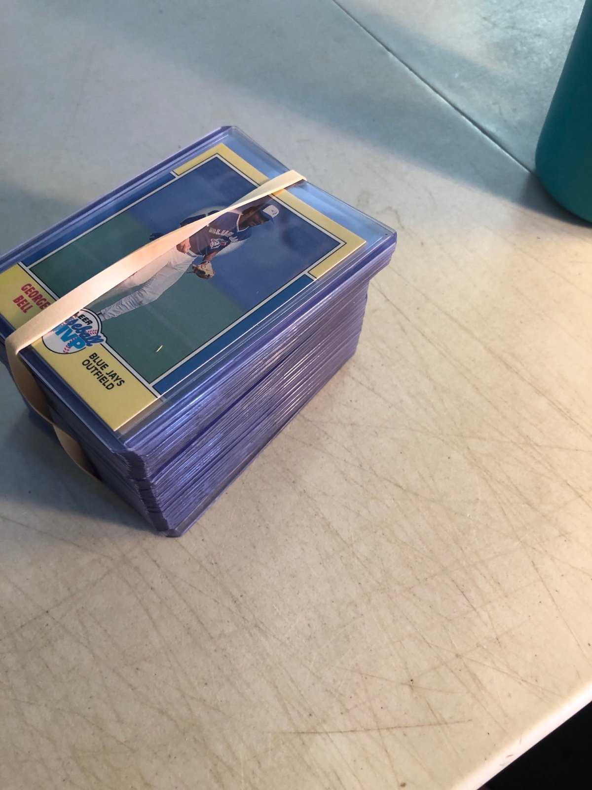 1988 Fleer MVP Complete Mint Set in Top Loaders