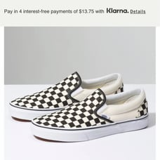 checkered VANS