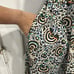 A.L.C. Rhodes Smocked Floral Open Back Cotton Maxi Dress