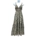 A.L.C. Rhodes Smocked Floral Open Back Cotton Maxi Dress