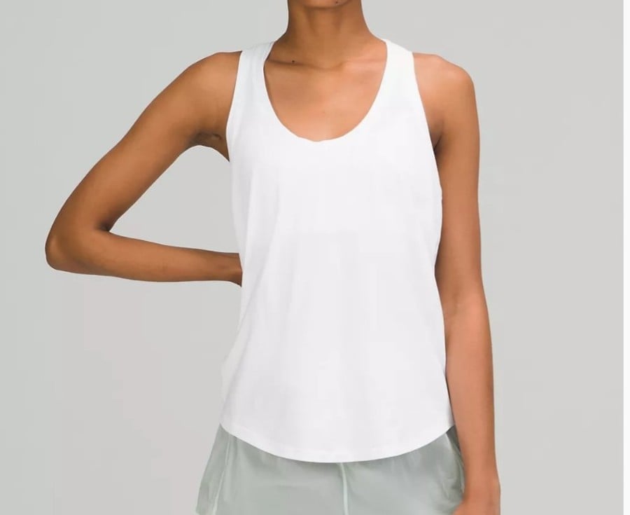 Lululemon/Love Tank Top/Size 10/Color White/NWOT.