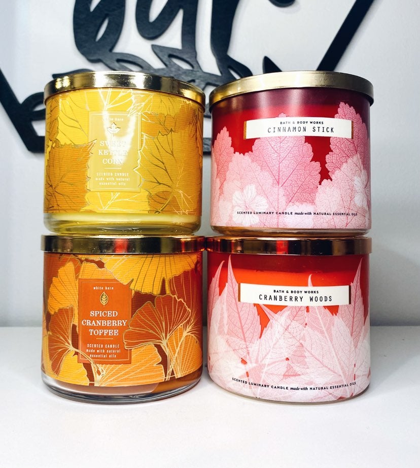 Bath and Body Works candles