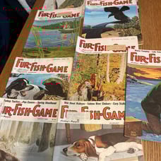 9 FUR-FISH-GAME Magazines 1961/ 1983 HUNTING Harding’s FISHING MAGAZINE 1961 Ma